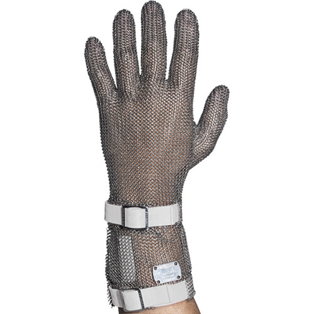 Gant de protection Comfort droit, S, blanc, 8 cm poignet