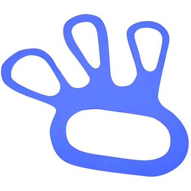 Fixe gant de protection, 100 pcs. bleu, taille universelle