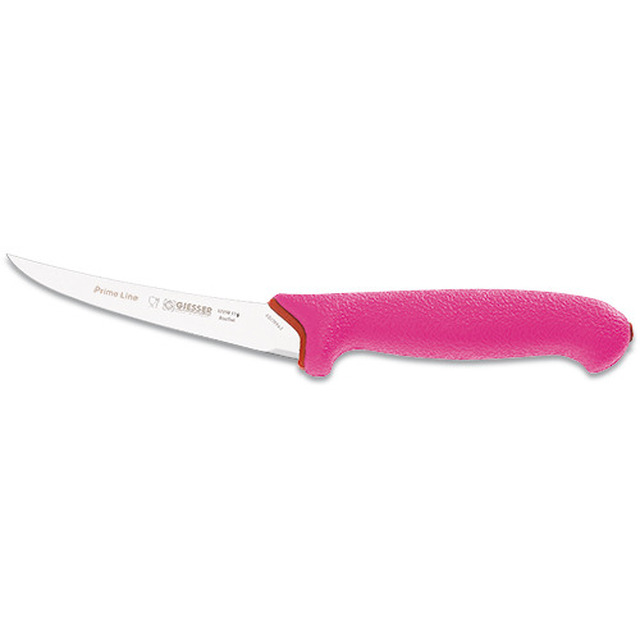 Couteau à désosser PrimeLine, funky pink 13 cm, flexible, relevée