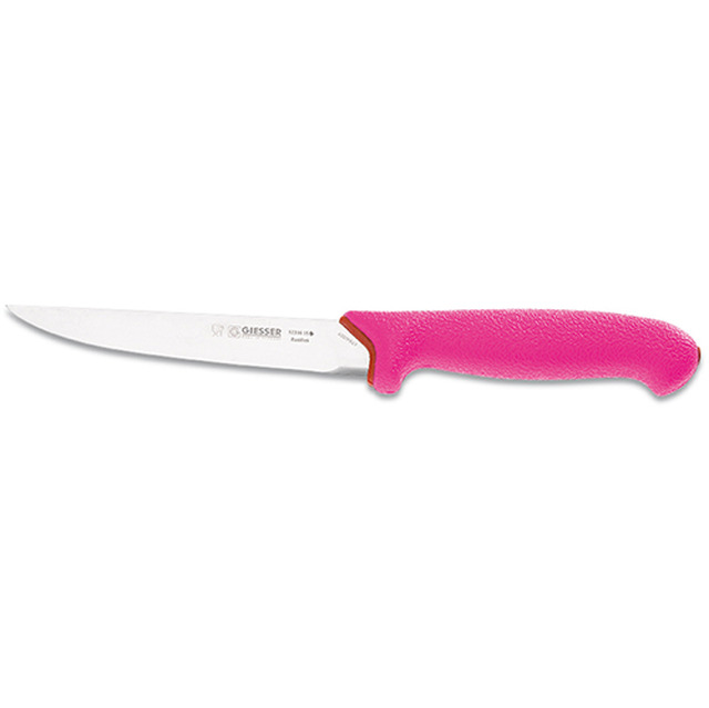 Couteau à désosser PrimeLine, funky pink 15 cm, dure, lame droite