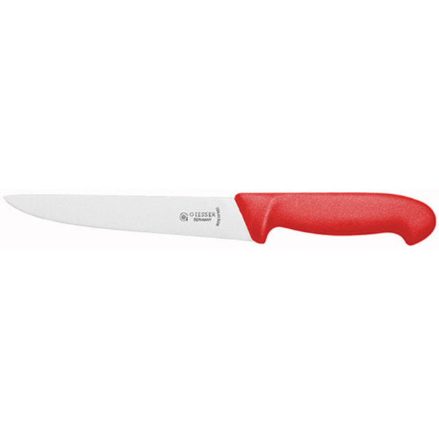 Couteau à désosser, rouge 18 cm