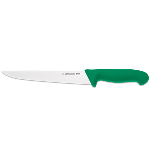 Couteau à saigner, vert 21 cm