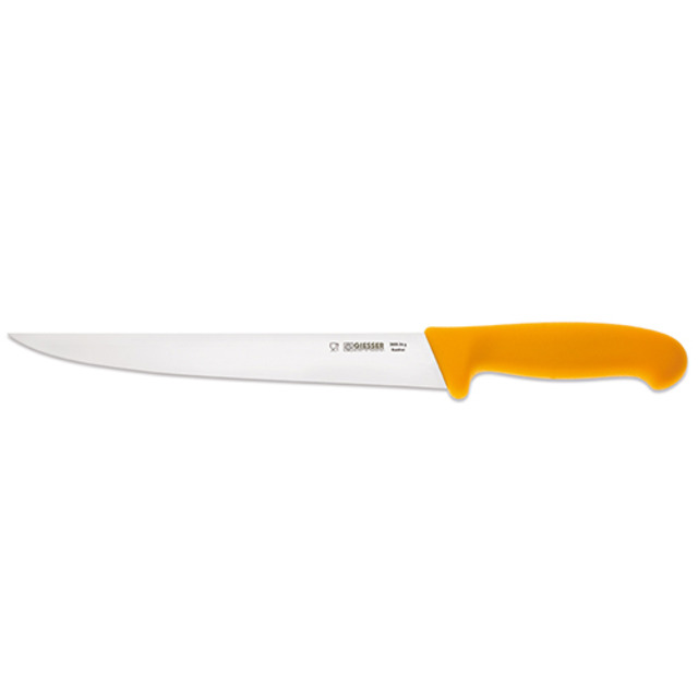 Couteau à saigner, jaune 24 cm