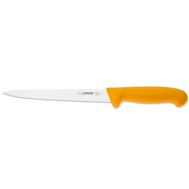 Couteau de filet de sole, jaune 20 cm, lame flexible