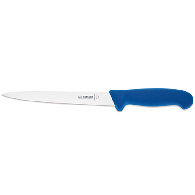 Couteau de filet de sole, bleu 20 cm, lame flexible