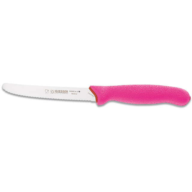 Tomatenmesser Prime Line, funky pink 11 cm, Wellenschliff