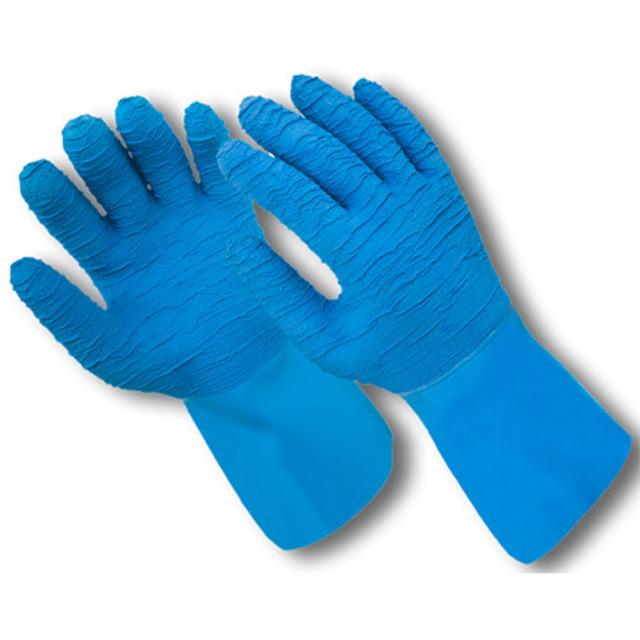 Gants de procetion, bleu Gr. XL