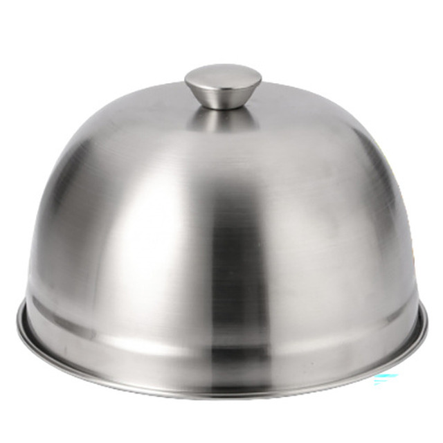 Burger- oder Speiseglocke Ø: 21 cm, Höhe: 12 cm, inox