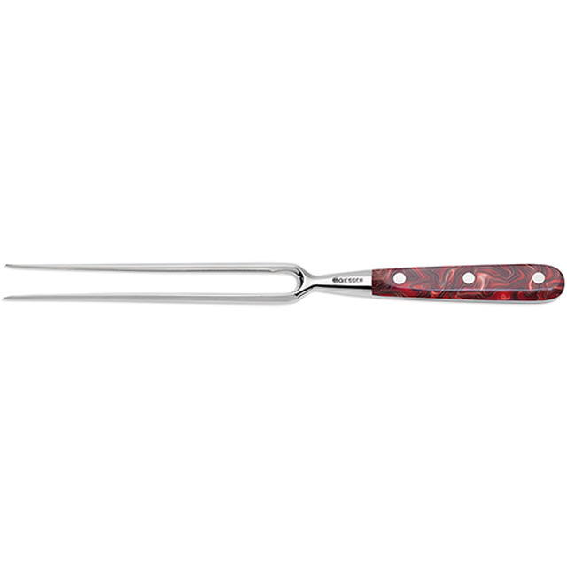 PremiumCut Fork No. 1 21 cm, manche en acrylique, Red Diamond