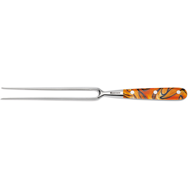 PremiumCut Fork No. 1 21 cm, manche en acrylique, Spicy Orange