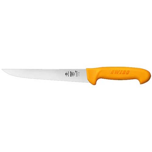 Couteau à saigner, manche en plastique 22 cm